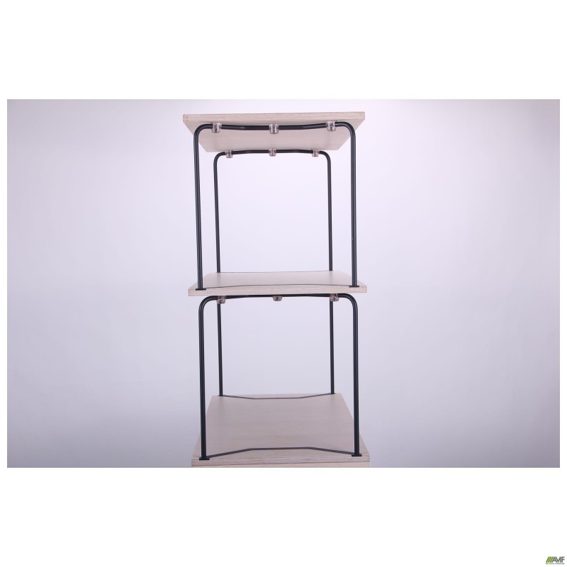 Тумба Rocky + 2 полицi, черний графiт AMF