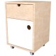 Тумба мобільна Co-working CW-400 (395х400х585) Фанера / Лайм / Білий AMF