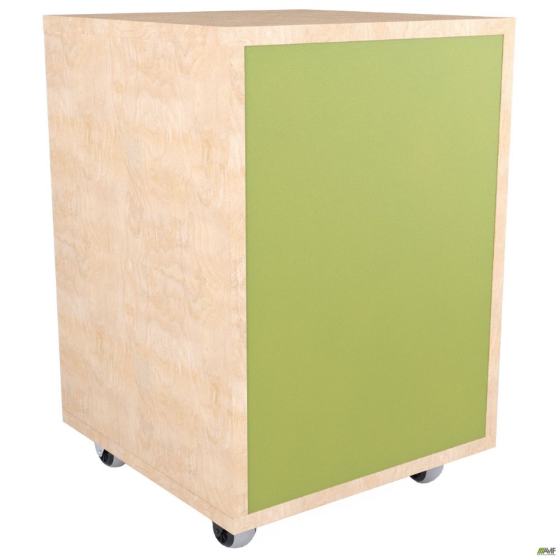 Тумба мобільна Co-working CW-400 (395х400х585) Фанера / Лайм / Білий AMF
