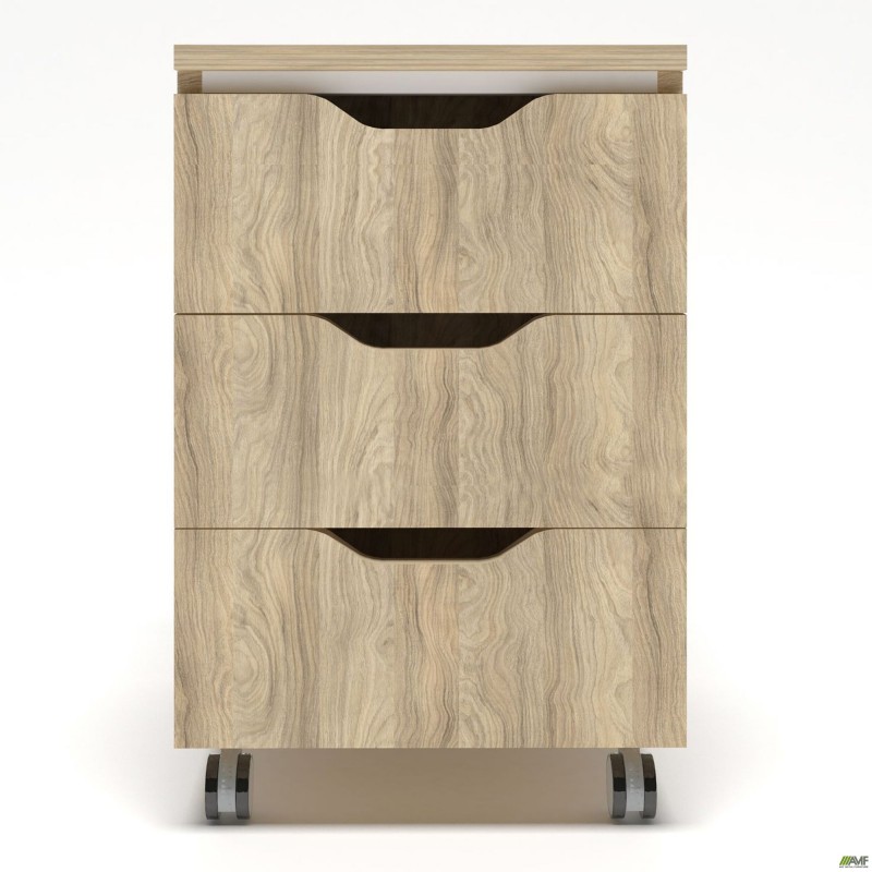 Тумба мобільна Delta DL-403 (395х400х575) Блеквуд Ячмінний AMF