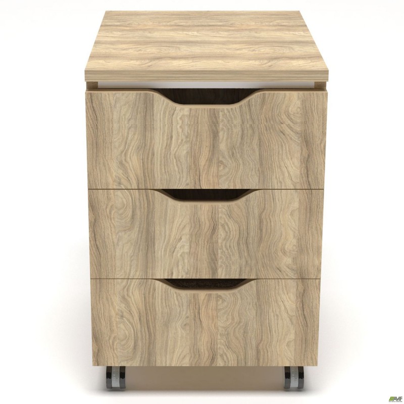 Тумба мобільна Delta DL-403 (395х400х575) Блеквуд Ячмінний AMF