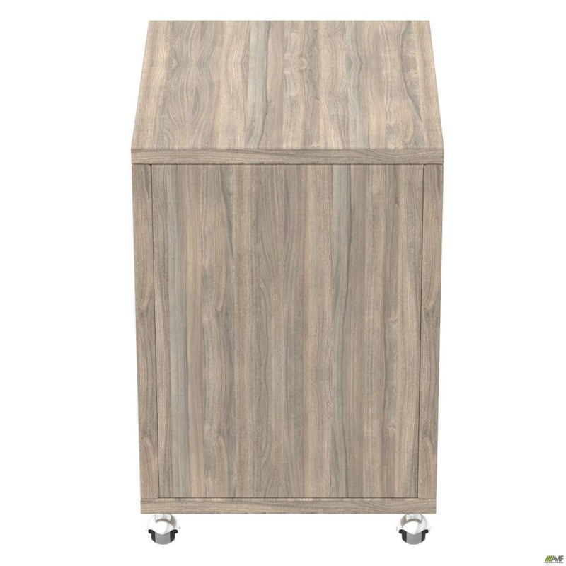 Тумба мобільна SIG-406 (420х420х630мм) Ручки Чорний/В'яз Ліберті Димчастий AMF