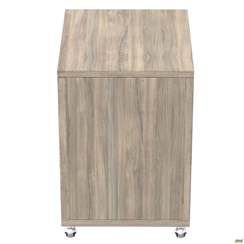 Тумба мобільна SIG-407 (500х450х630мм) Ручки Чорний/В'яз Ліберті Димчастий AMF