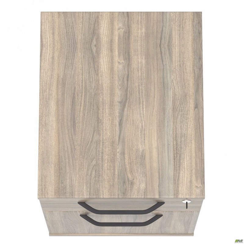 Тумба мобільна SIG-407 (500х450х630мм) Ручки Чорний/В'яз Ліберті Димчастий AMF