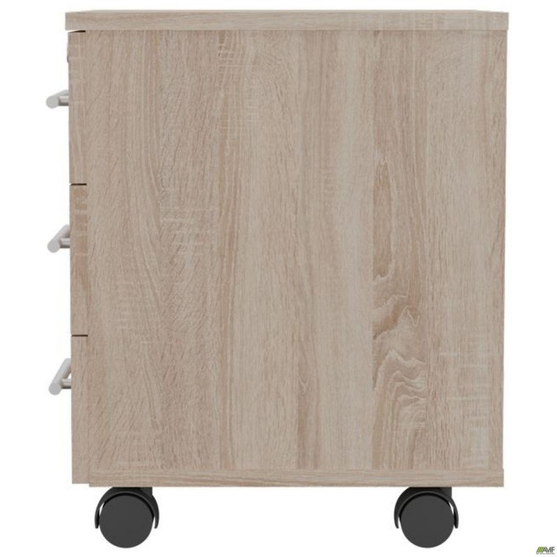 Тумба мобільна із замком ОМ-401 (400х400х500Н) (у зборі) Дуб Сонома AMF