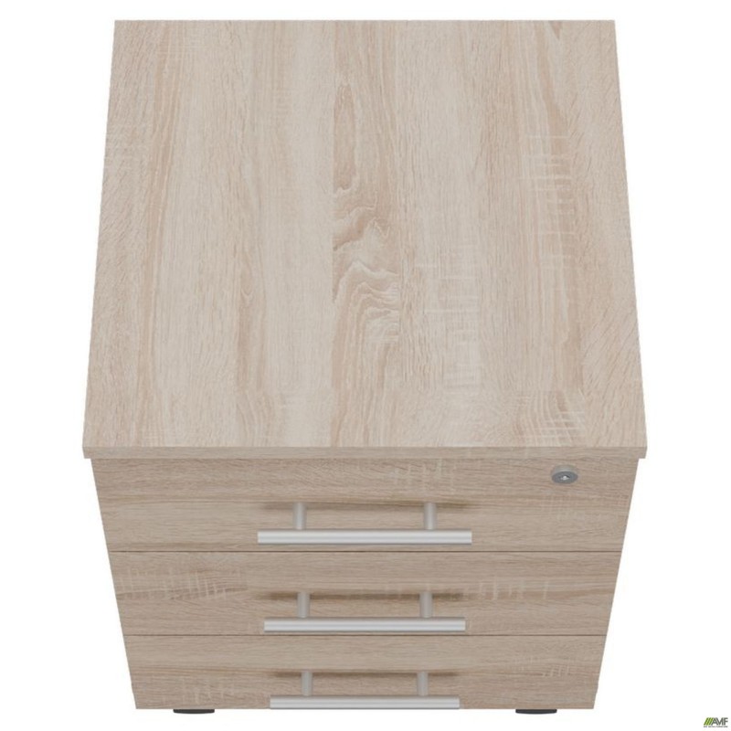 Тумба мобільна із замком ОМ-401 (400х400х500Н) (у зборі) Дуб Сонома AMF