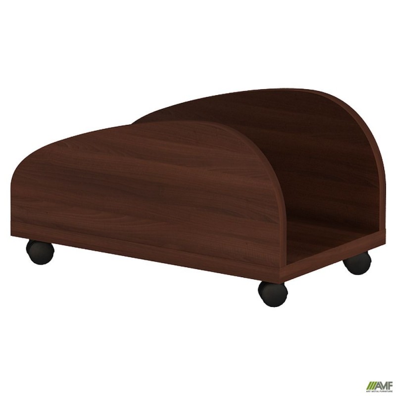 Тумба мобільна МГ-406 (290х500х280мм) горіх темний AMF