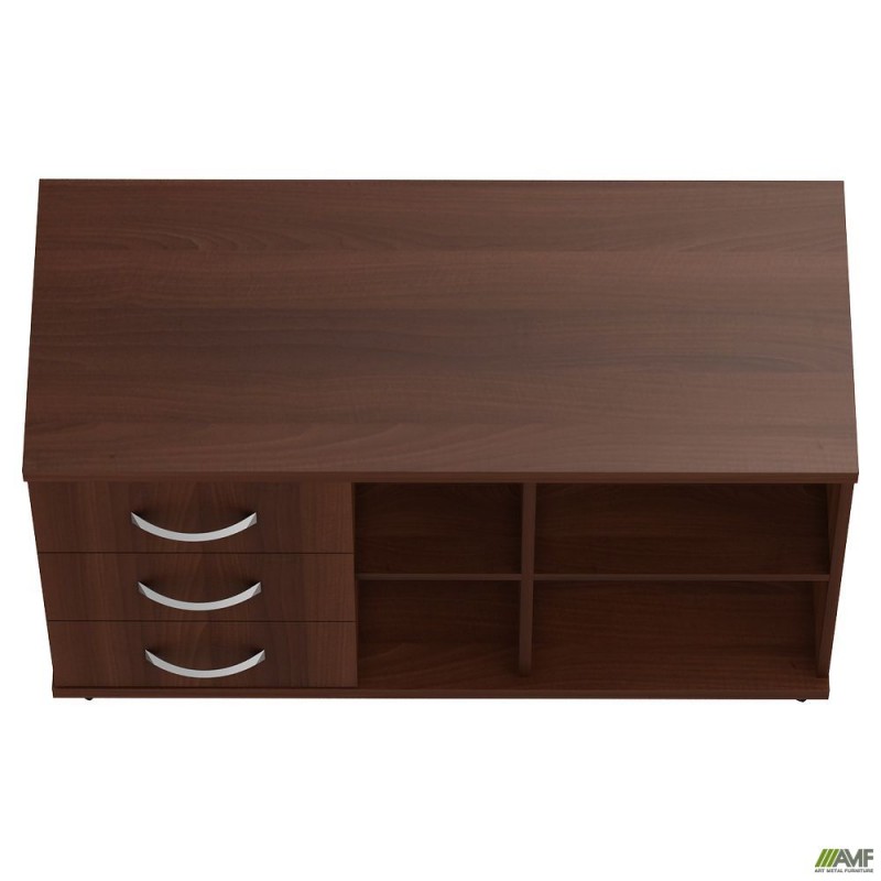 Тумба мобільна МГ-408L (1046х450х620мм) горіх темний (в зборі) AMF