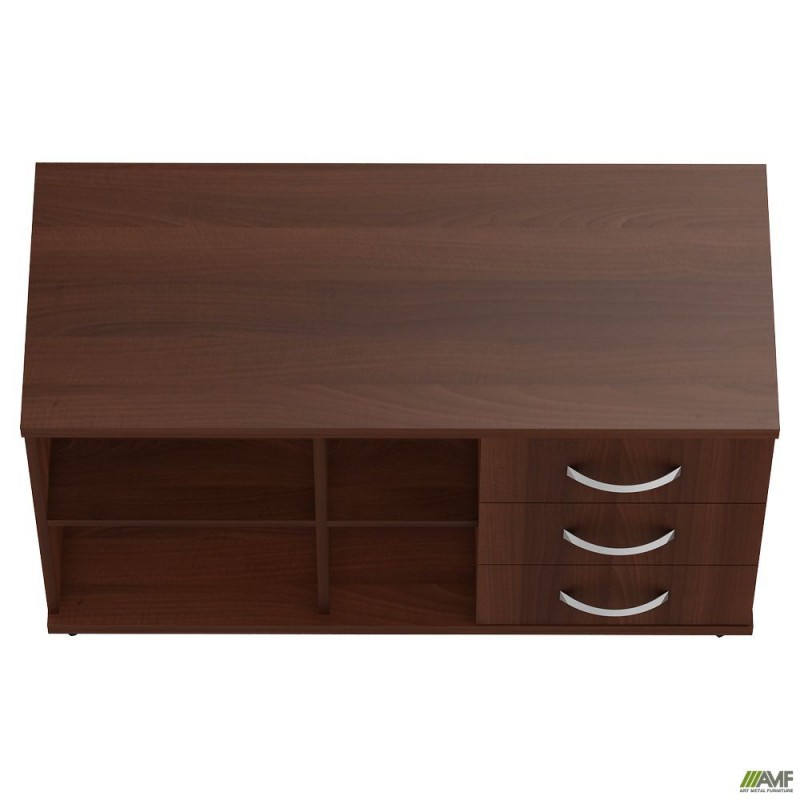 Тумба мобільна МГ-408R (1046х450х620мм) горіх темний (в зборі) AMF