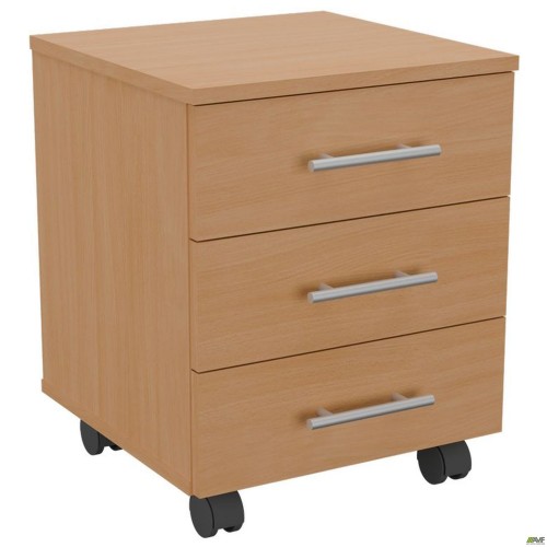 Тумба мобільна ОМ-400 (400х400х500Н) (у зборі) Бук AMF