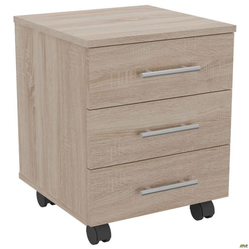 Тумба мобільна ОМ-400 (400х400х500Н) (у зборі) Дуб Сонома AMF