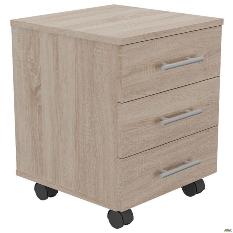 Тумба мобільна ОМ-400 (400х400х500Н) (у зборі) Дуб Сонома AMF