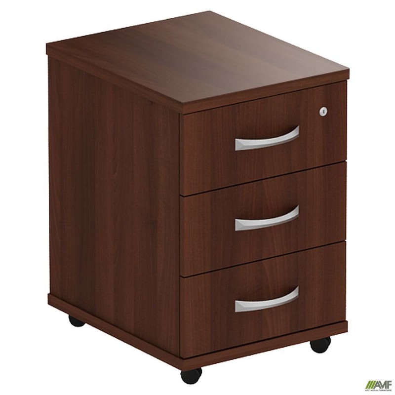 Тумба мобільна з ЦЗ МГ-402 (420х500х620мм) горіх темний (в зборі) AMF