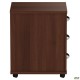 Тумба мобільна з ЦЗ МГ-402 (420х500х620мм) горіх темний (в зборі) AMF