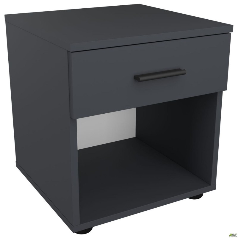 Тумба приліжкова City одна шухляда (400х400х450Н) Антрацит AMF