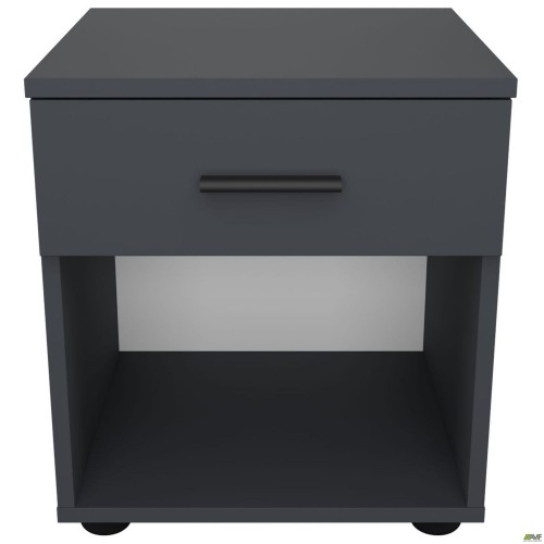 Тумба приліжкова City одна шухляда (400х400х450Н) Антрацит AMF