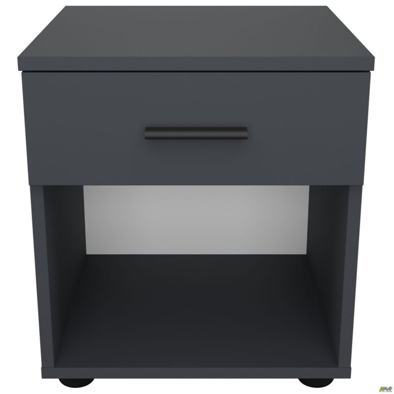 Тумба приліжкова City одна шухляда (400х400х450Н) Антрацит AMF