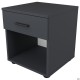 Тумба приліжкова City одна шухляда (400х400х450Н) Антрацит AMF