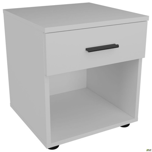 Тумба приліжкова City одна шухляда (400х400х450Н) Білий AMF