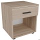 Тумба приліжкова City одна шухляда (400х400х450Н) Дуб Сонома AMF