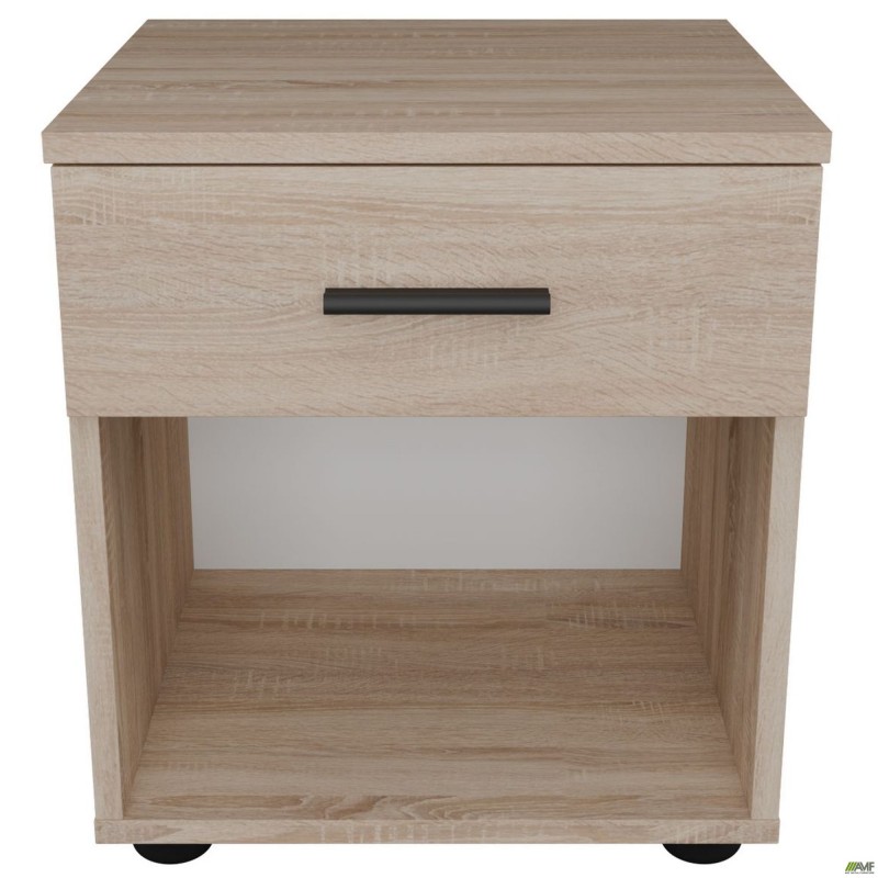 Тумба приліжкова City одна шухляда (400х400х450Н) Дуб Сонома AMF