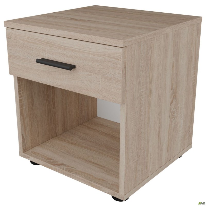 Тумба приліжкова City одна шухляда (400х400х450Н) Дуб Сонома AMF