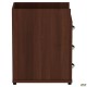 Тумба приставна МГ-411 (420х480х725мм) горіх темний (в зборі) AMF