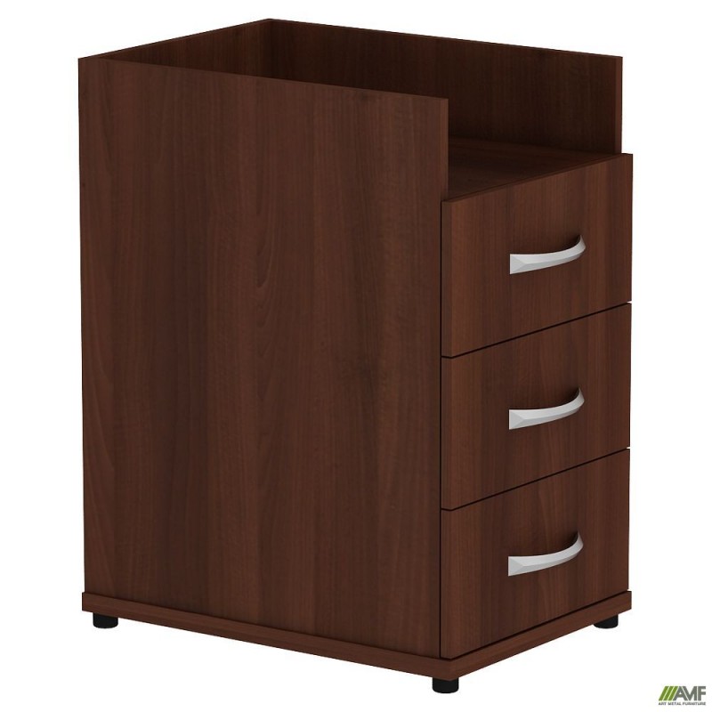 Тумба приставна МГ-411 (420х480х725мм) горіх темний (в зборі) AMF