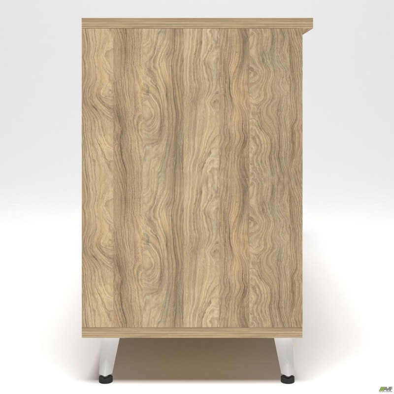 Тумба стаціонарна Delta DL-401R (1200х400х675мм) Блэквуд Ячмінний/Опора білий біж AMF