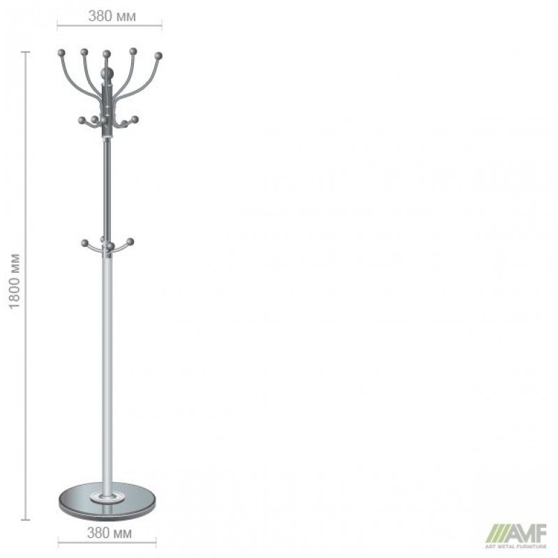 Вішалка Аврора Y-318 чорний AMF