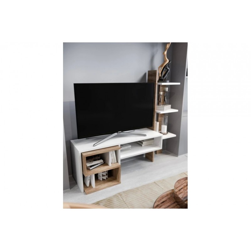 Стінка у вітальню Єва Гербор Німфея альба/дуб ансберг темний