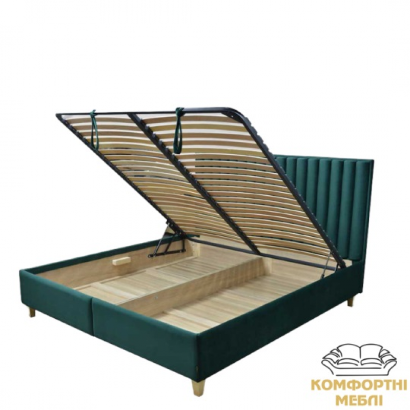 Ліжко ГЛАМ (с\м 1.60 х 2.00) без матр. Фортуна Захід-Меблі