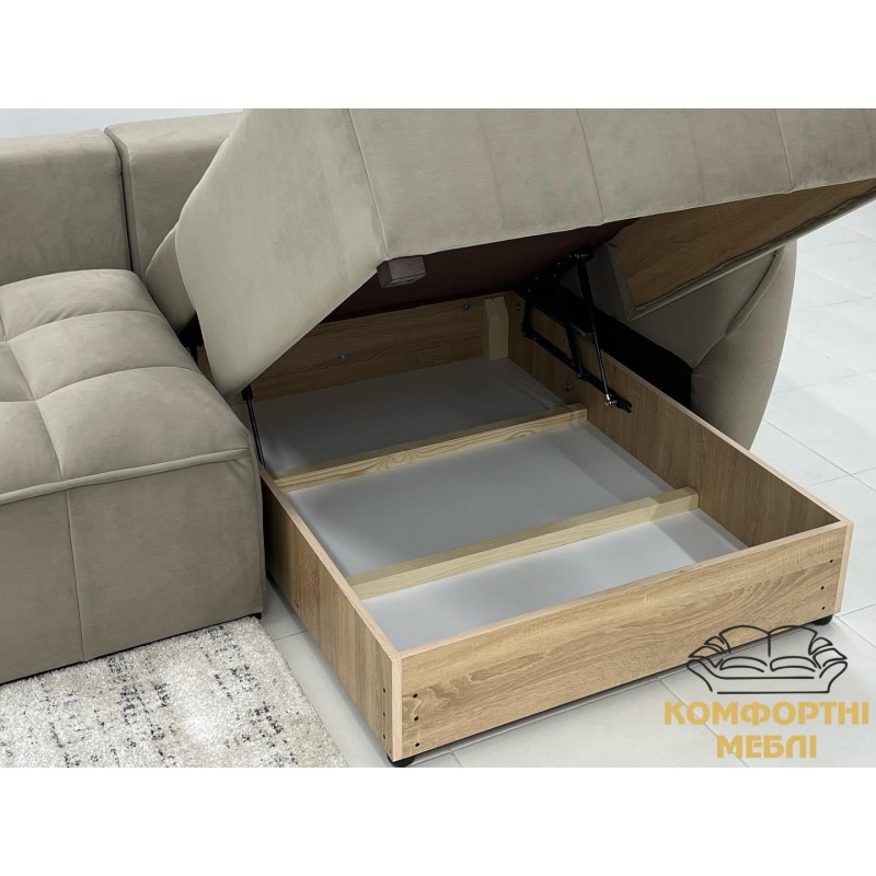 Кутовий диван "Конті" (дві короткі боковини) СТІМ