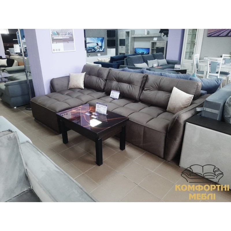 Кутовий диван "Конті" (дві короткі боковини) СТІМ