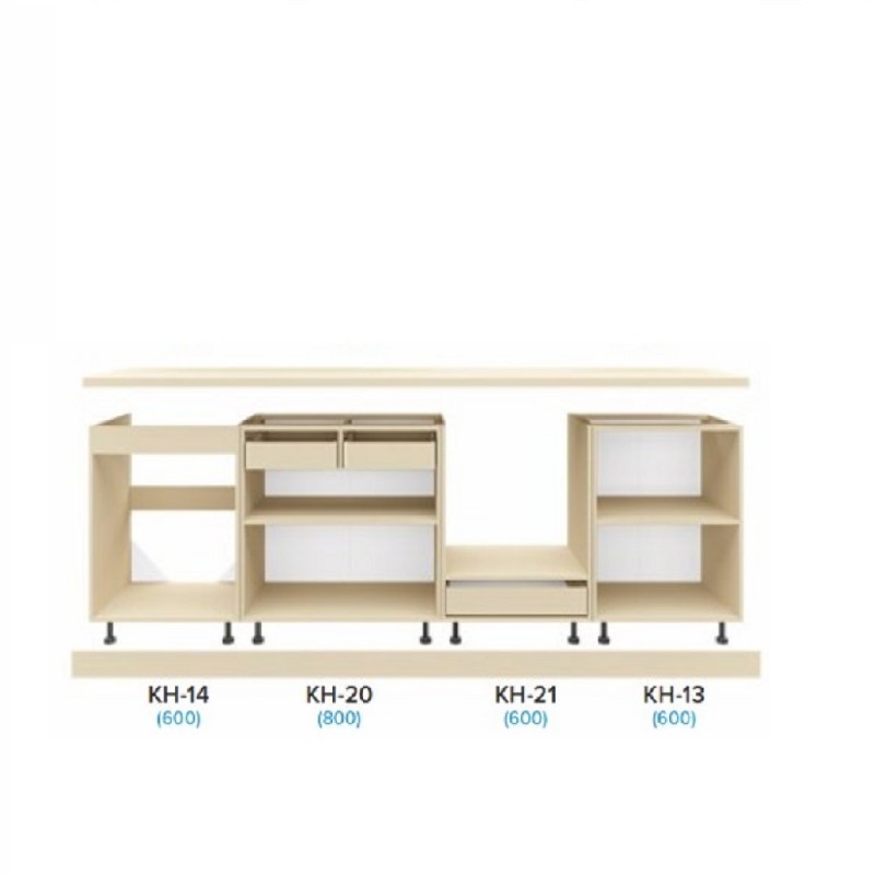 Комплект кухні низ Фіоре / Fiore 2,6 Київський Стандарт