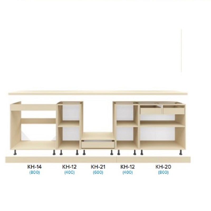 Комплект кухні низ Фіоре / Fiore 3,0 Київський Стандарт