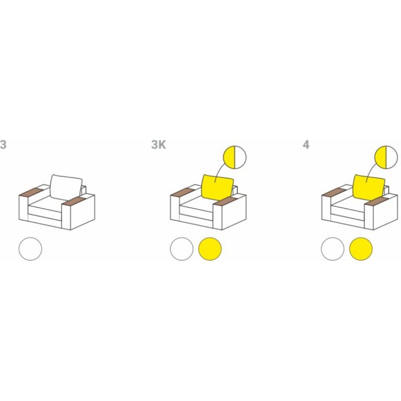 Крісло бік Класік розкладне Київський Стандарт
