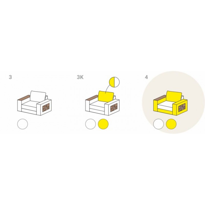 Крісло бік Циклон розкладне Київський Стандарт