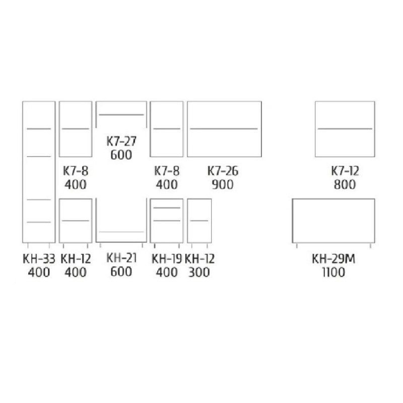 Кухня кутова комплект Ліора / Liora Київський Стандарт