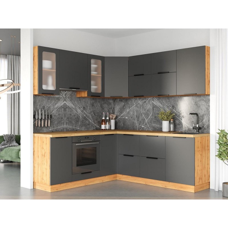 Кухня кутова комплект Олівія / Olivia Київський Стандарт