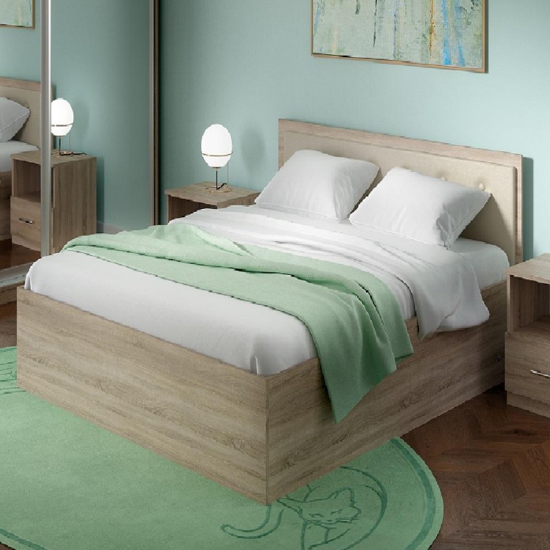 Ліжко Віта плюс з мякою спинкою Київський Стандарт