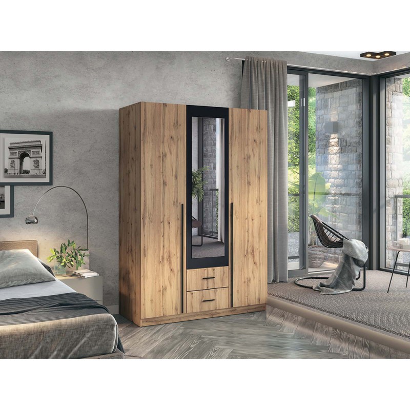 Шафа 3Д2Ш  +  дзеркало Ліон Київський Стандарт