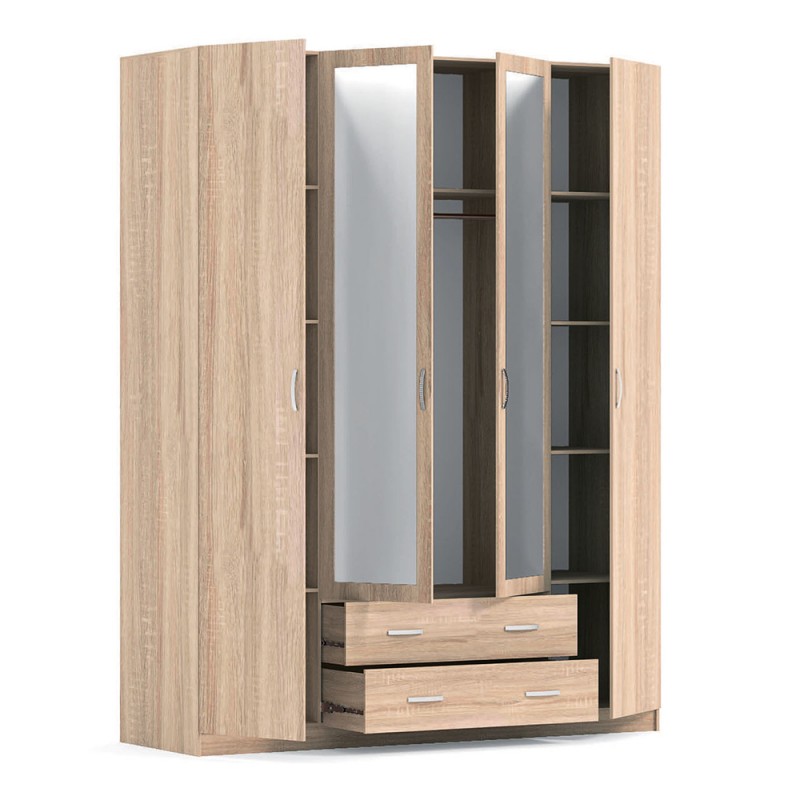 Шафа 4Д2Ш  +  дзеркало М-Стиль Київський Стандарт
