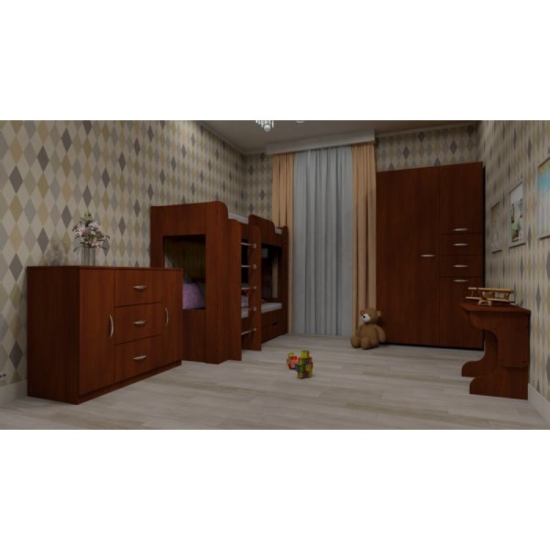 Дитяча з ліжком Твікс 2 Компаніт