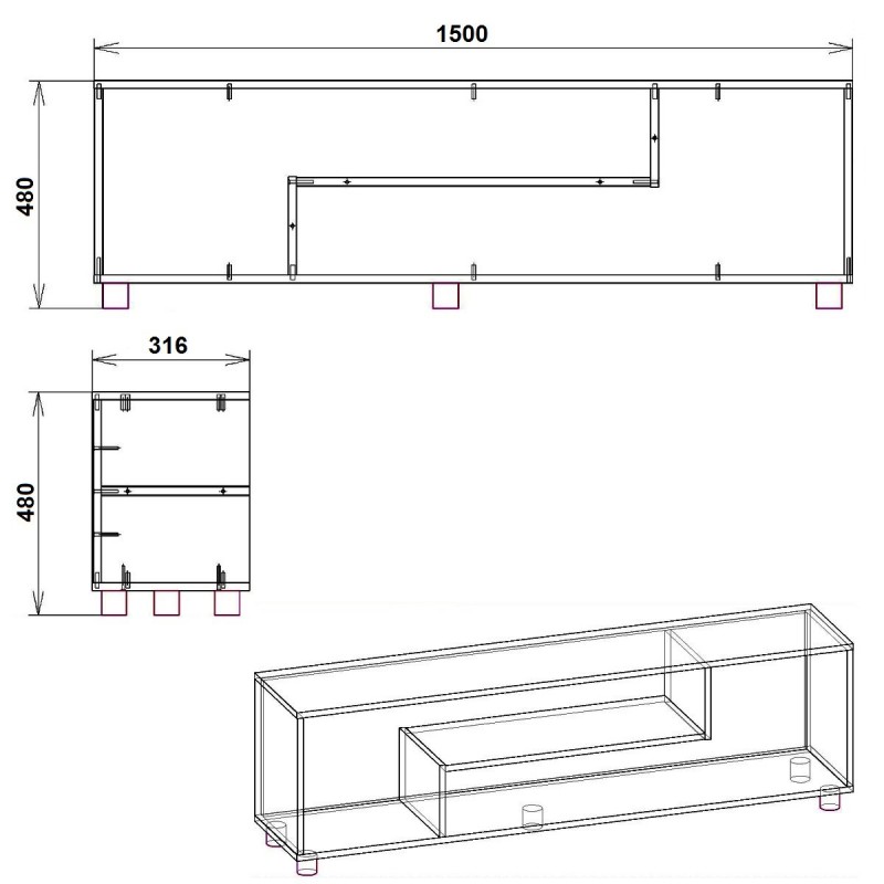 МГ-4 ТУМБА ТВ-2 Компаніт
