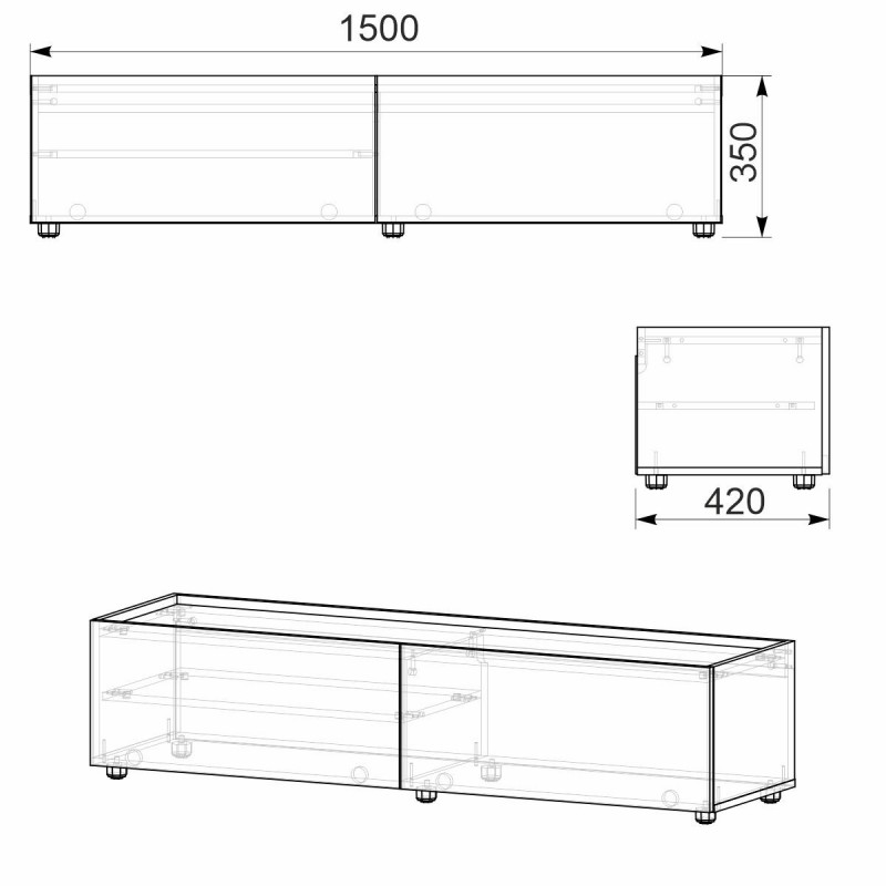 МГ-6 Тумба ТВ Компаніт