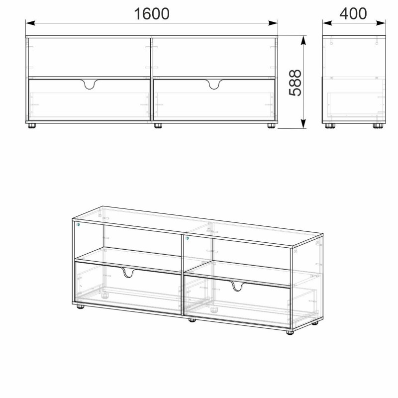 МГ-7 Тумба ТВ Компаніт