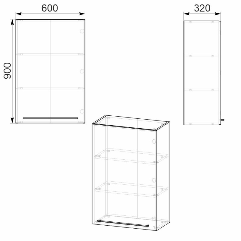 МГ-8 Тумба навісна-1 Компаніт