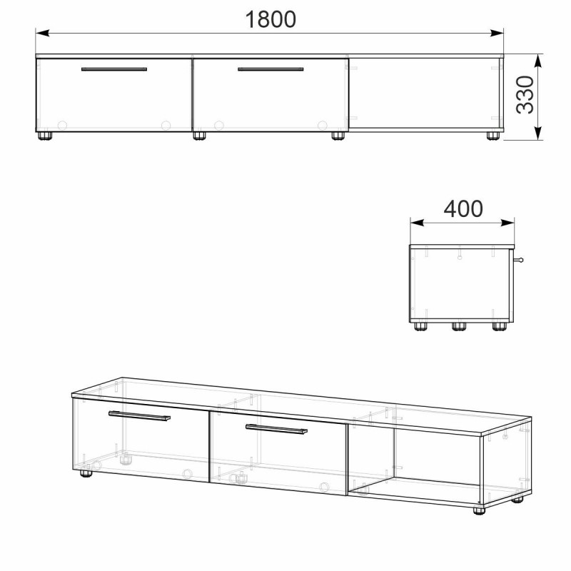 МГ-8 Тумба ТВ Компаніт
