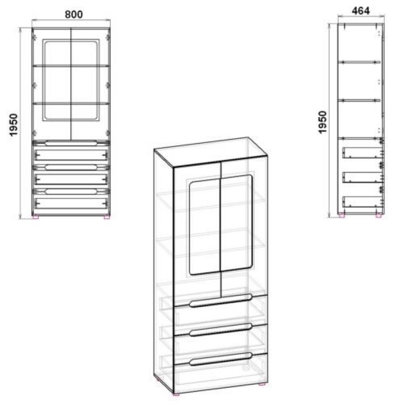 МС СТИЛЬ ШАФА-21 Компаніт